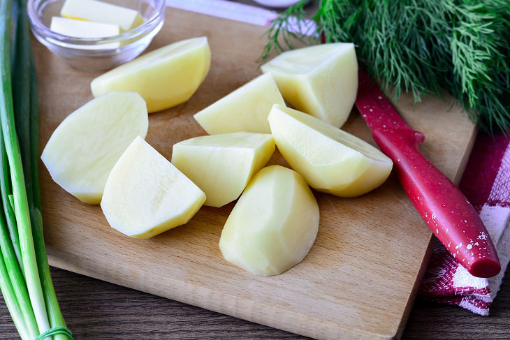 Mashed potatoes "Irish Champ" - a gentle and original dish