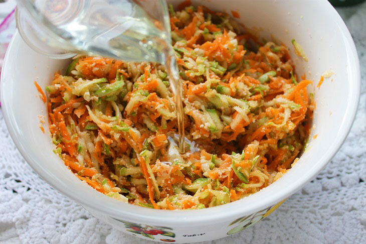 Zucchini casserole with carrots - an excellent dish with benefits for the figure