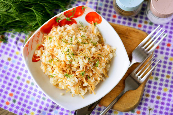 Turkish rice with noodles - a fragrant and satisfying dish