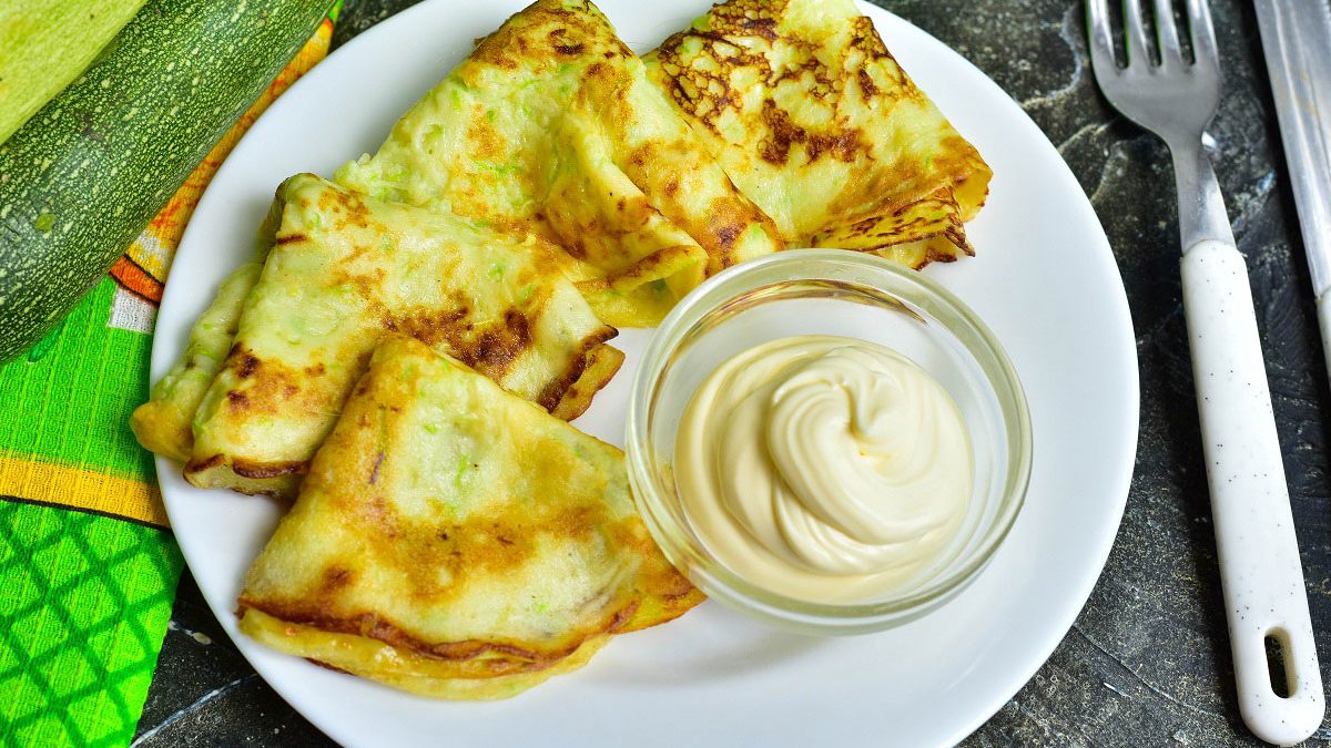Pancakes from zucchini – they turn out very tasty