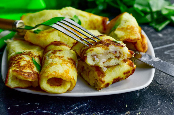 Cabbage rolls with cheese - juicy, soft and low-calorie