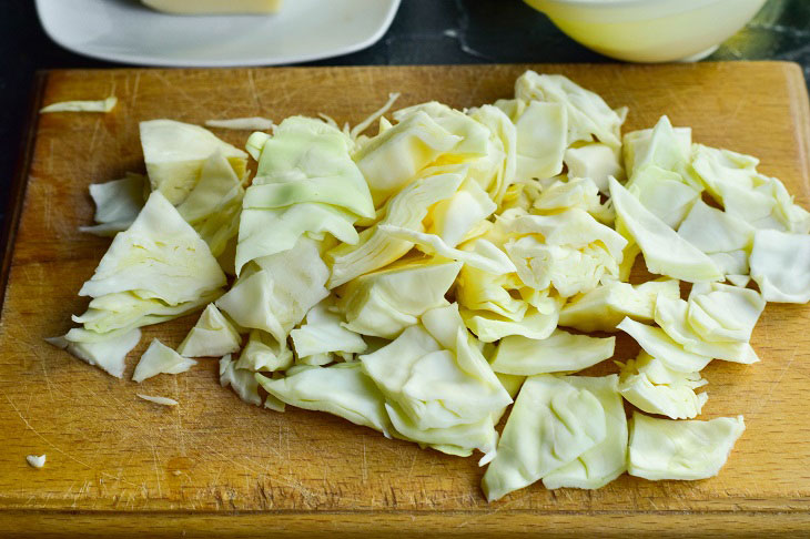 Cabbage rolls with cheese - juicy, soft and low-calorie