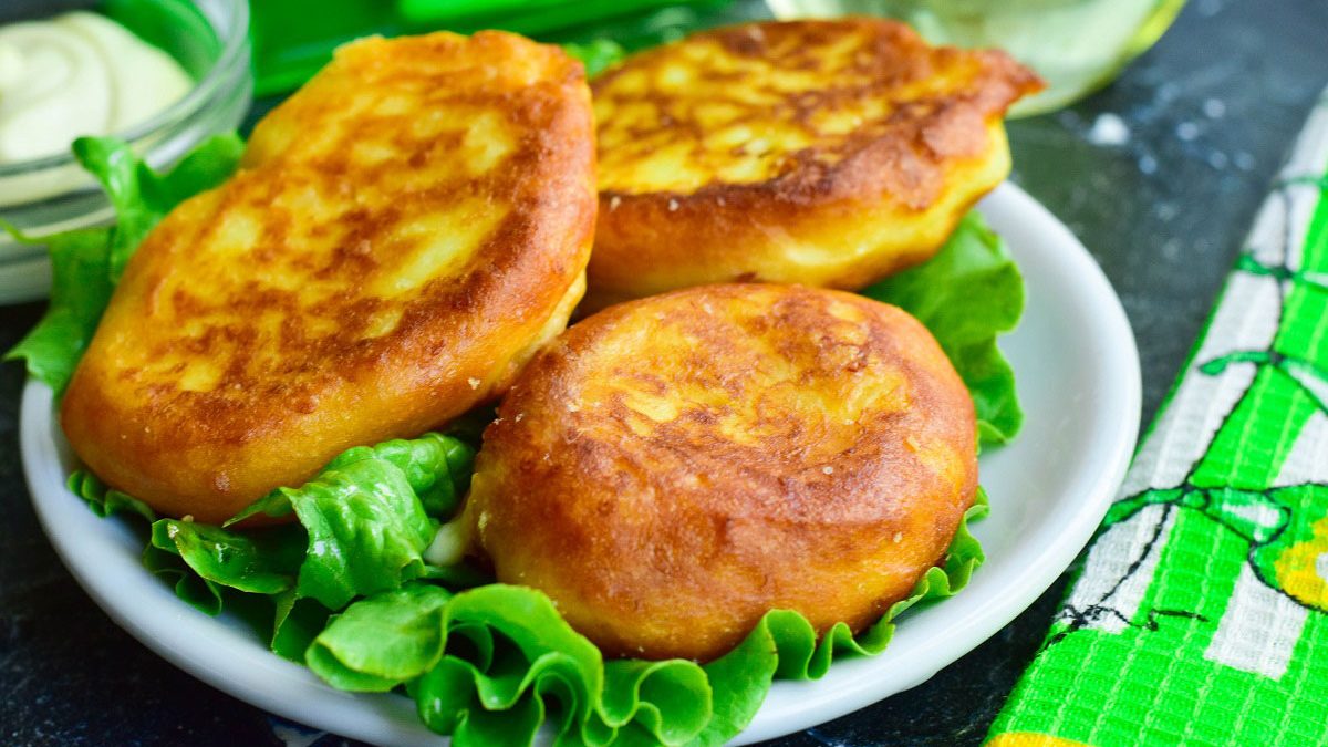 Potato cutlets with cheese – an interesting quick snack