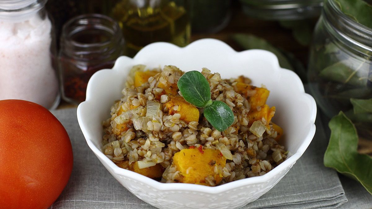 Buckwheat with pumpkin – a tasty, healthy and satisfying side dish