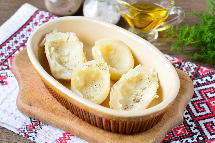 Potato boats with mushrooms and cheese - the perfect vegetable dish for the holiday