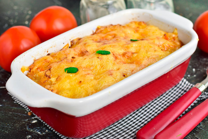 Cabbage casserole with cheese - a delicious vegetable dish