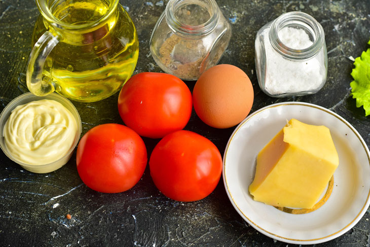 Fried tomatoes in cheese batter - you can safely cook them on the festive table