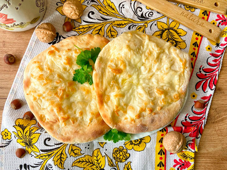 Megrelian khachapuri - delicious, tender and juicy