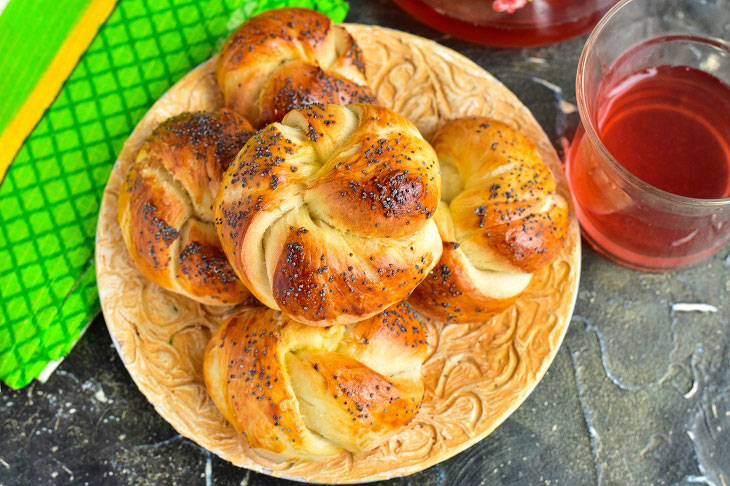 Turkish buns - they are soft and tasty