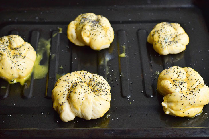 Turkish buns - they are soft and tasty