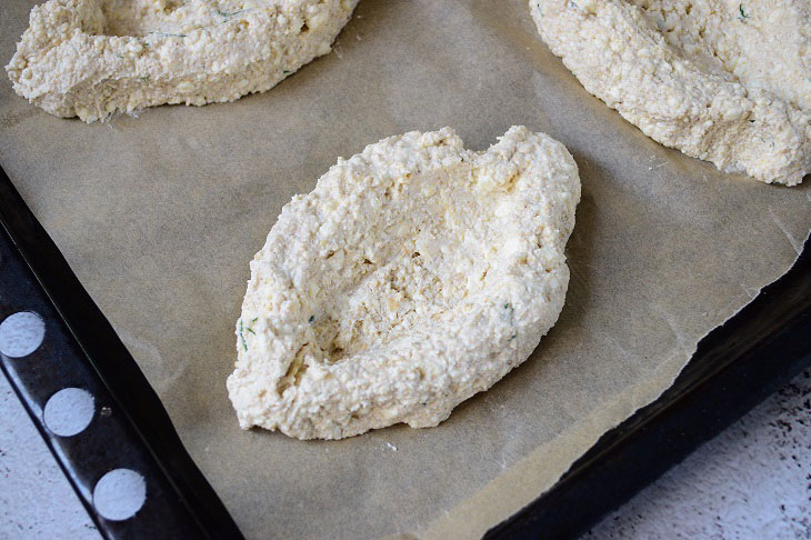 Adjarian khachapuri on oatmeal - tasty and healthy