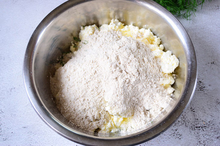 Adjarian khachapuri on oatmeal - tasty and healthy