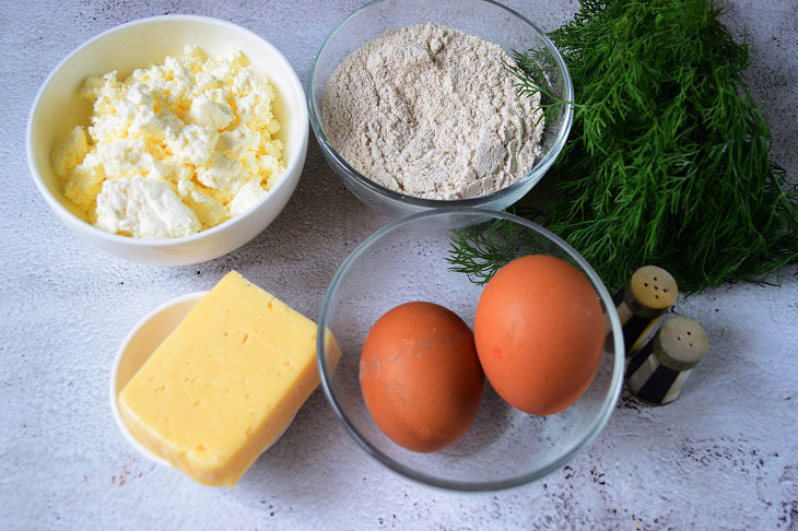 Adjarian khachapuri on oatmeal - tasty and healthy