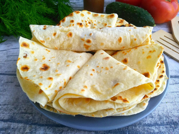 How to cook thin Armenian lavash - a quick and easy recipe