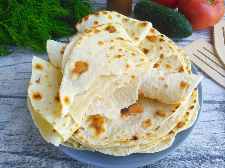 How to cook thin Armenian lavash - a quick and easy recipe