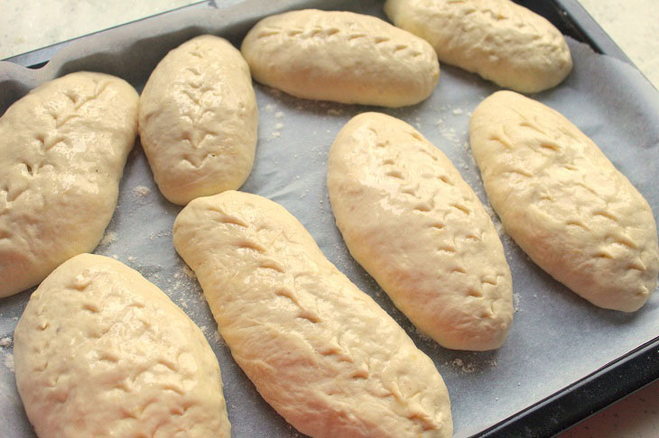 Lenten pies with cabbage - soft, tender and tasty