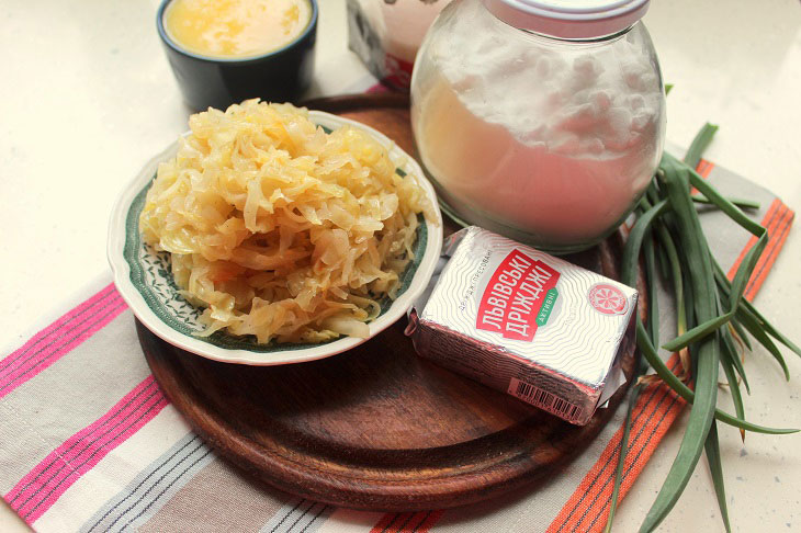 Lenten pies with cabbage - soft, tender and tasty