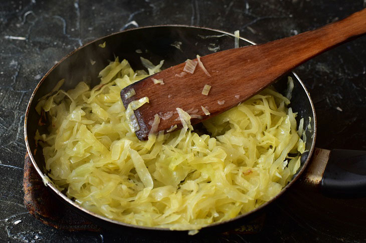 Unusual pies "Cigars" with cabbage - just lick your fingers