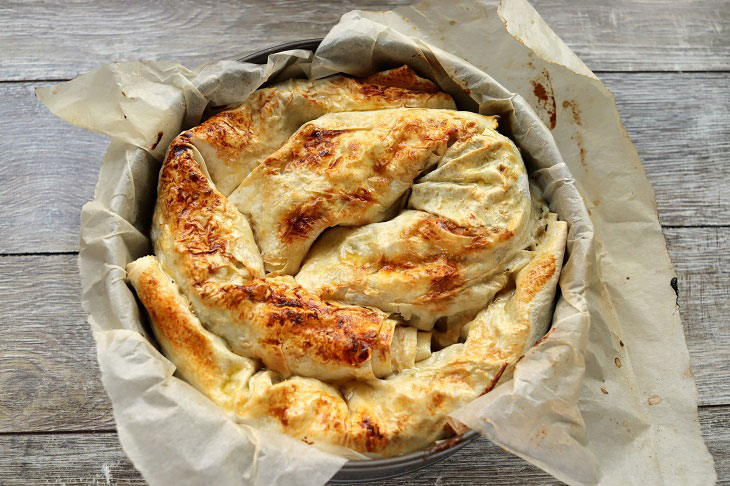 Cottage cheese and poppy-seed lavash roll - a delicious dessert in a hurry