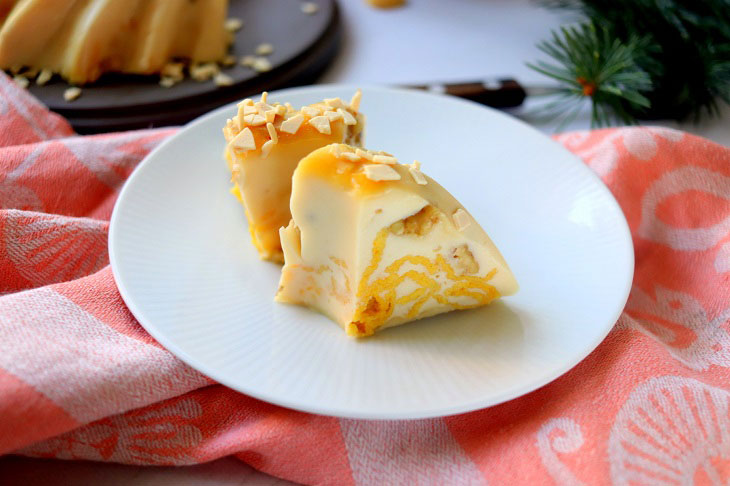 No-bake caramel cake - delicious and festive