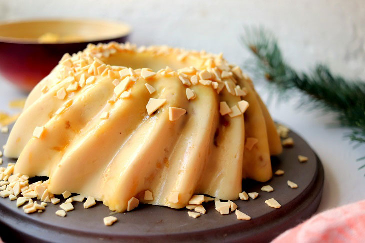 No-bake caramel cake - delicious and festive