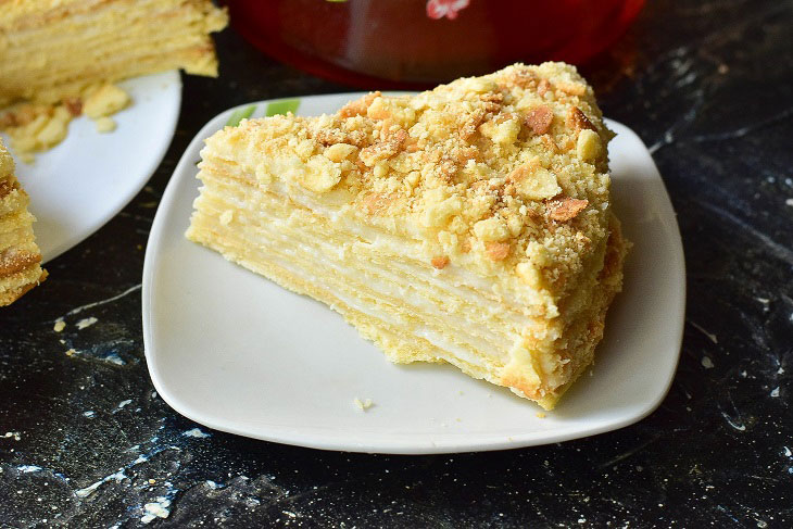 Cake "Napoleon" at home - soft, tender and tasty