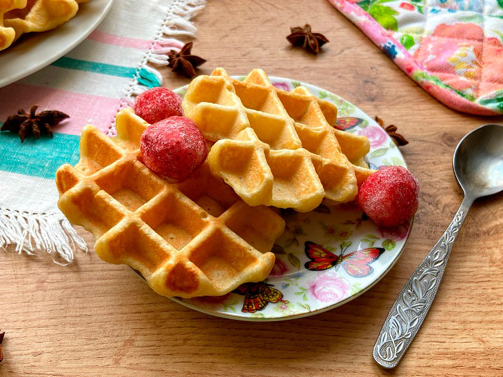 Wafers "Honey" without sugar - tasty and fragrant