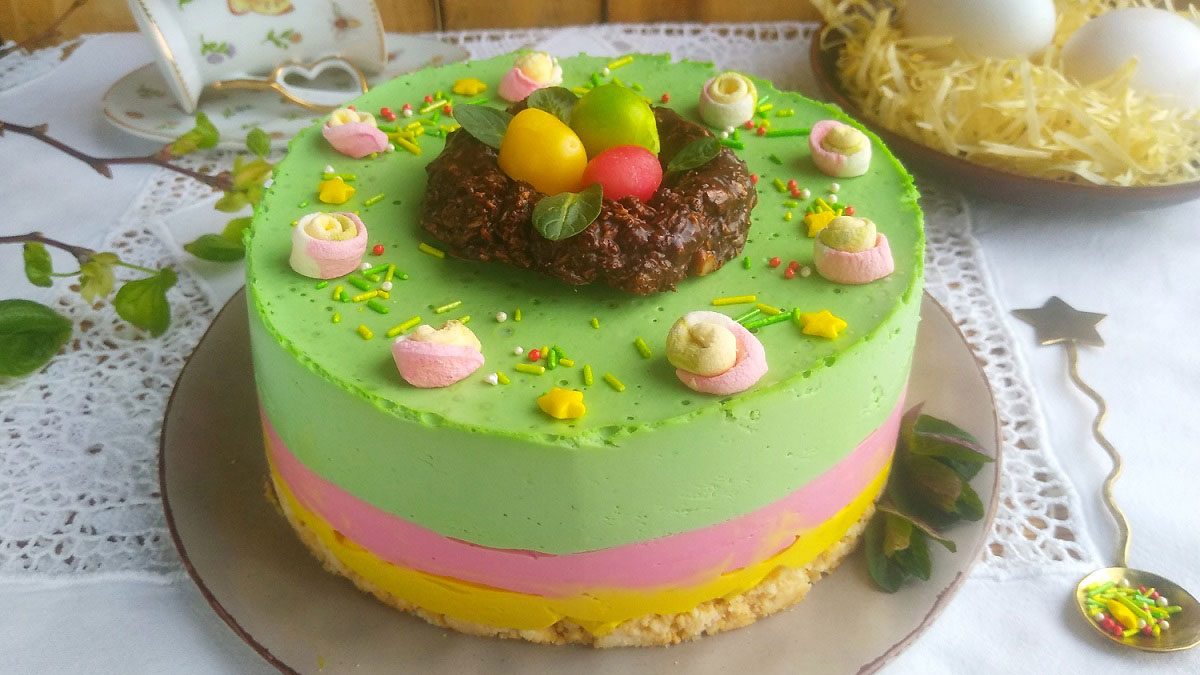 Easter cake without baking – delicious and festive