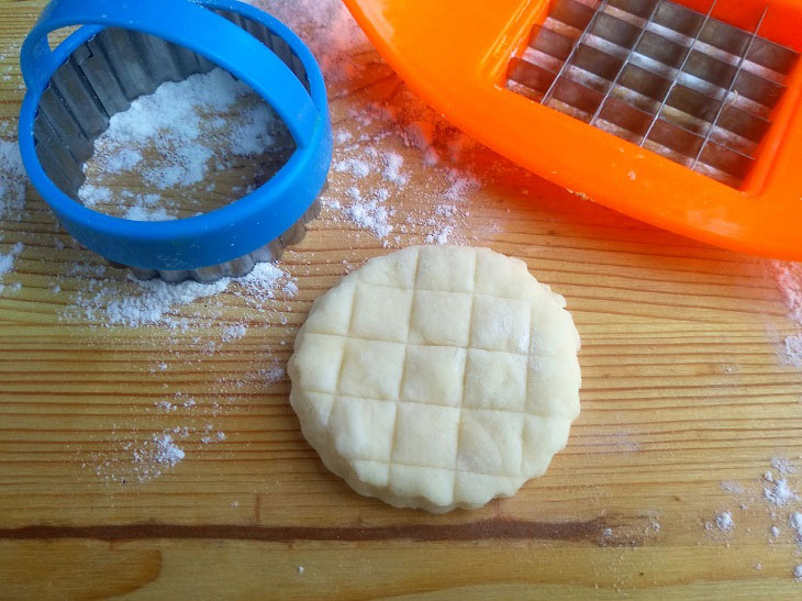 Homemade cookies in a pan - a delicious quick recipe