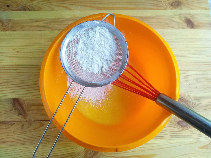 Homemade cookies in a pan - a delicious quick recipe