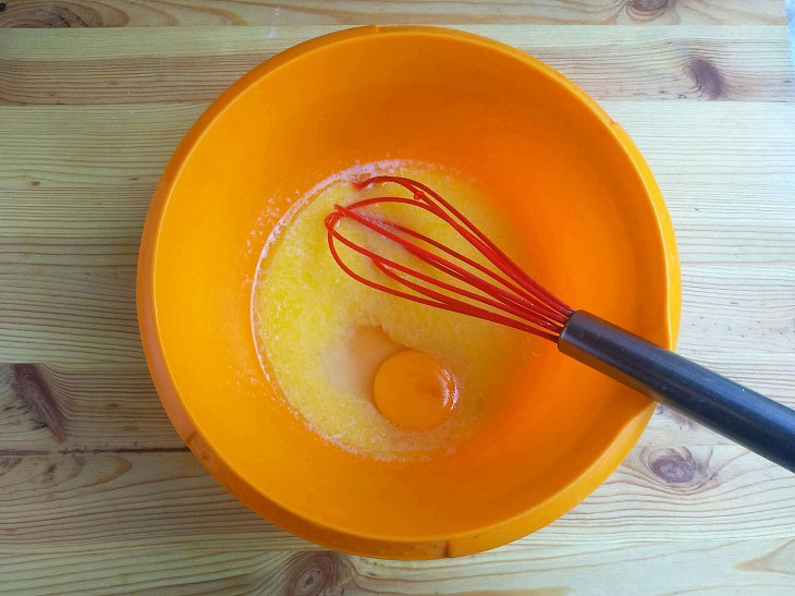 Homemade cookies in a pan - a delicious quick recipe