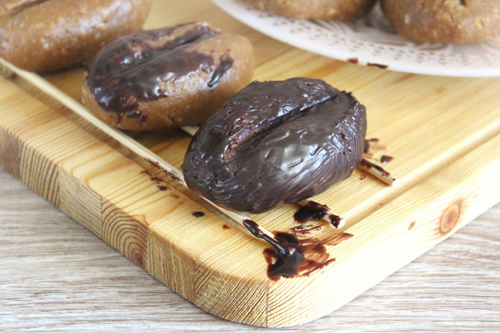 Cookie cake "Coffee bean" - a delicate and fragrant dessert