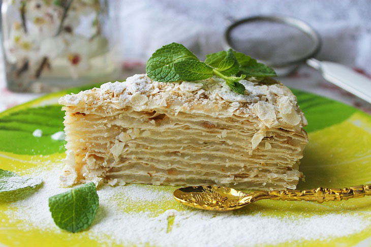 Cake "Napoleon" from pita bread - a great dessert in a hurry