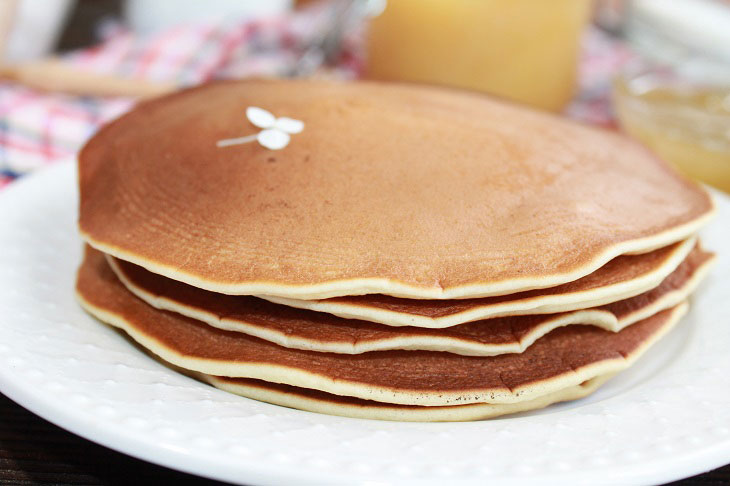 Japanese pancakes "Hotto Keeki" - lush and mouth-watering