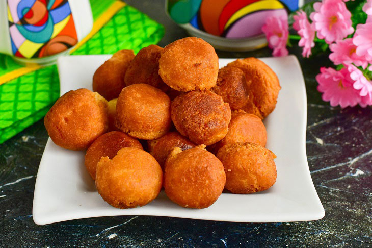 Condensed milk donuts - a quick, easy and delicious recipe