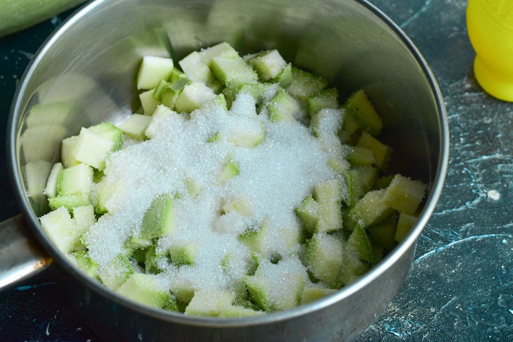 Zucchini jam - amazing taste and aroma