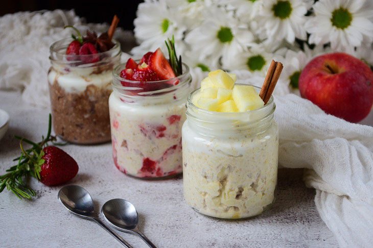 Lazy Oatmeal in a Jar - A Quick and Healthy Recipe