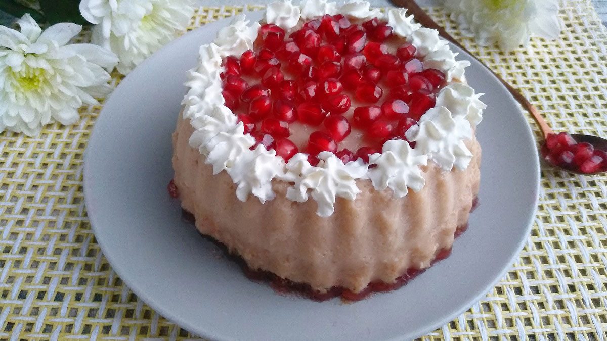 Sugar Free Pomegranate Dessert – Easy, Healthy and Delicious Recipe