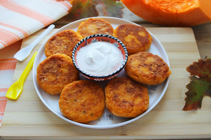 Cheesecakes with pumpkin - soft, tender and original