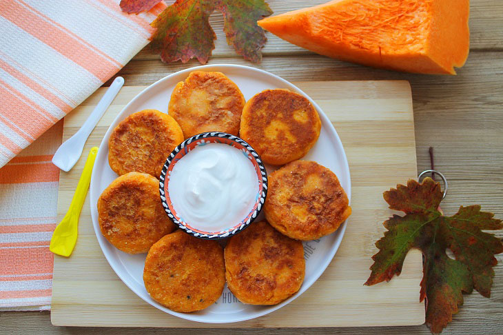 Cheesecakes with pumpkin - soft, tender and original