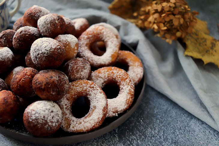 Cottage cheese donuts - they turn out very tasty