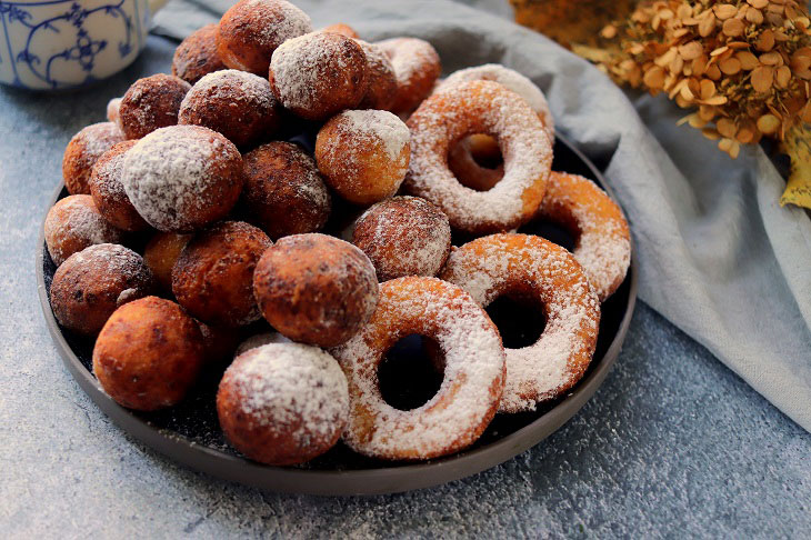 Cottage cheese donuts - they turn out very tasty