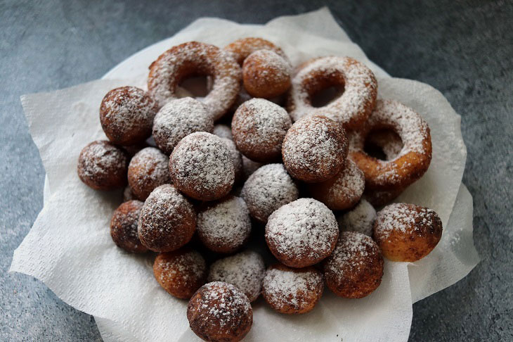 Cottage cheese donuts - they turn out very tasty