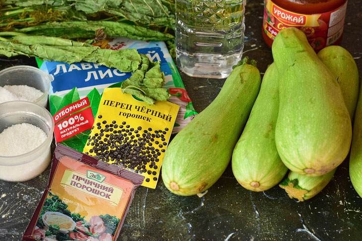 Pickled zucchini with mustard - excellent preservation for the winter