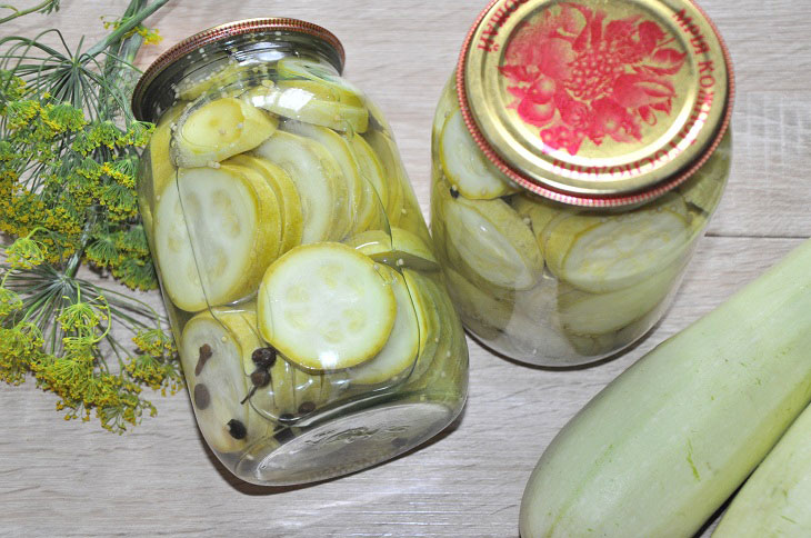 Hungarian zucchini - an interesting preparation for the winter