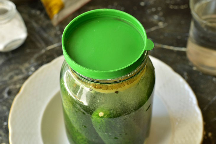 Pickled cucumbers with mustard - original preservation for the winter