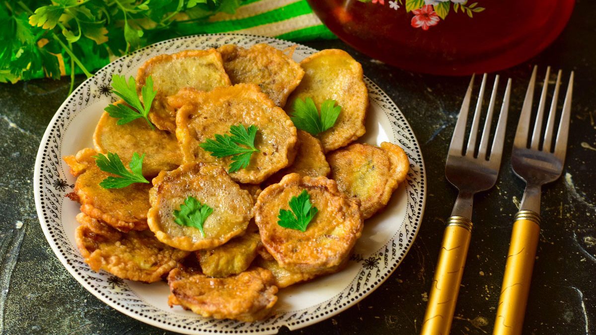 Eggplant chops – they can easily replace meat dishes