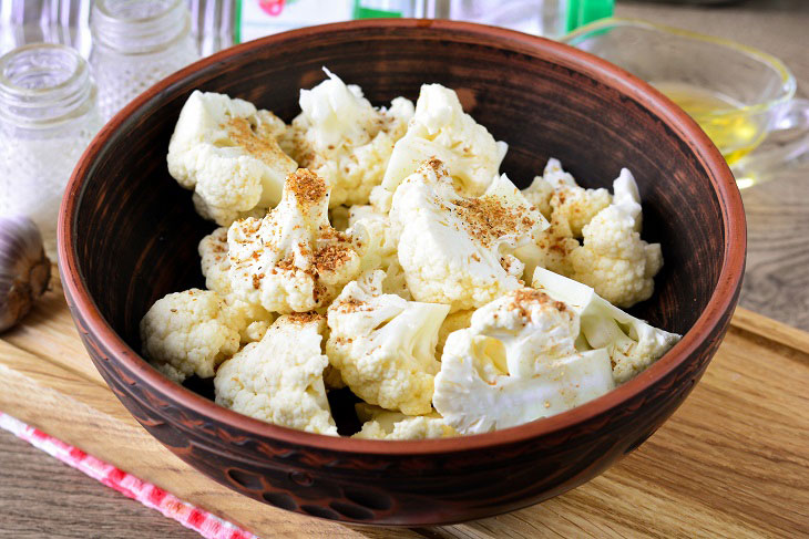 Korean cauliflower for the winter - a healthy and tasty preparation