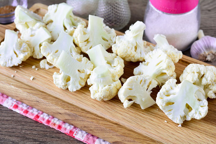 Korean cauliflower for the winter - a healthy and tasty preparation