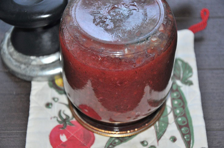 Plum sauce for the winter - a delicious and easy recipe